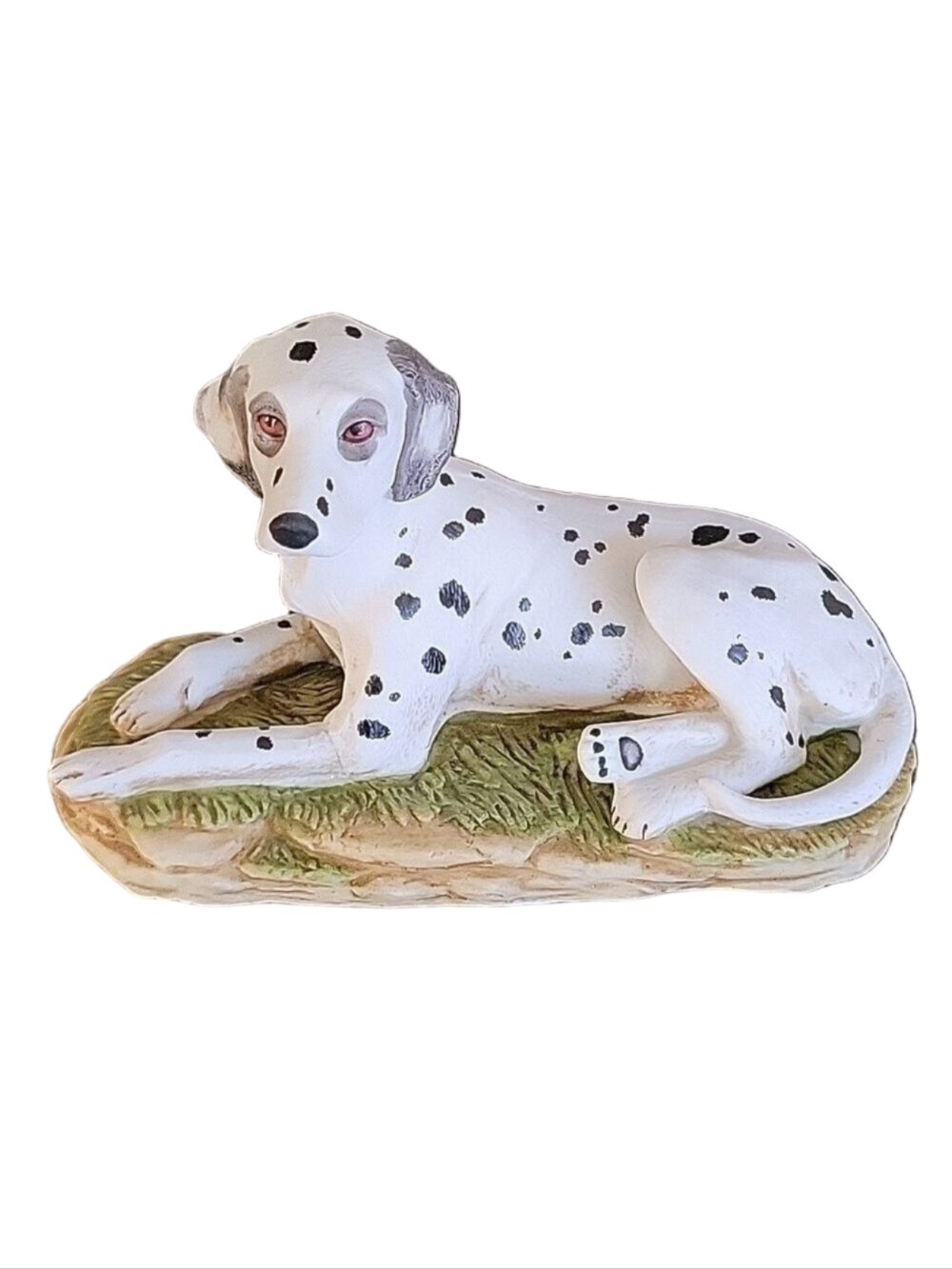 Vintage Homco Dalmatian Dog Porcelain Bisque Figurine - #1403